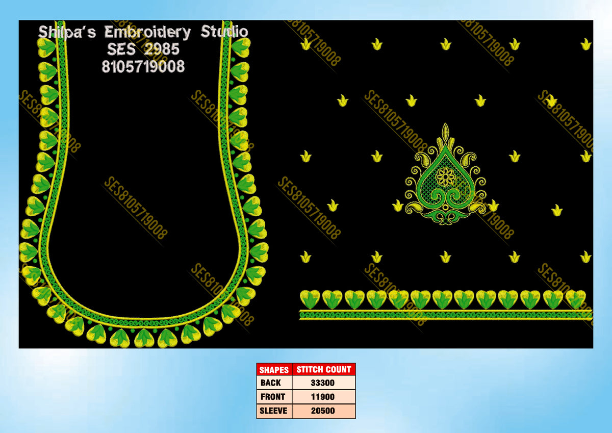 Embroidery Designs 2901-3000 Series