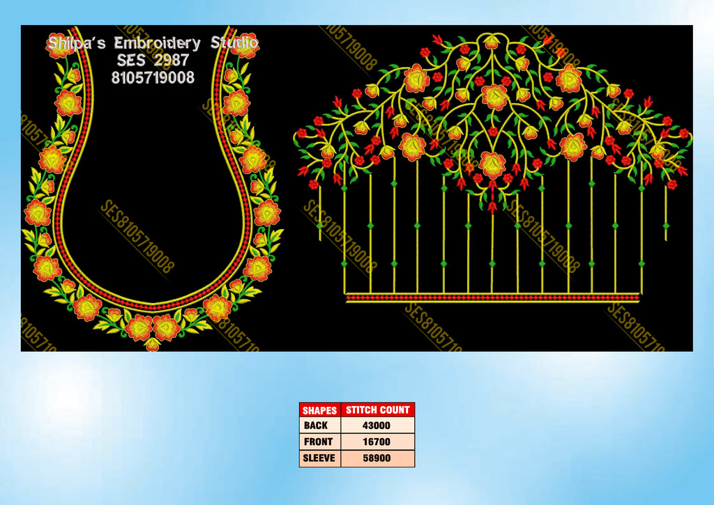 Embroidery Designs 2901-3000 Series