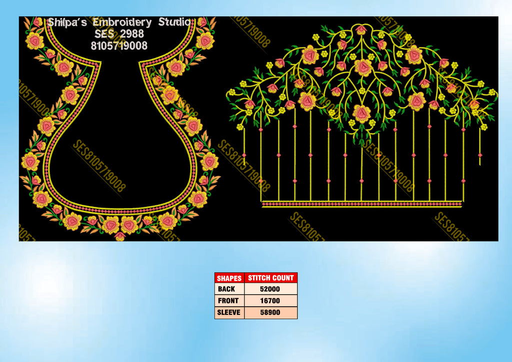 Embroidery Designs 2901-3000 Series