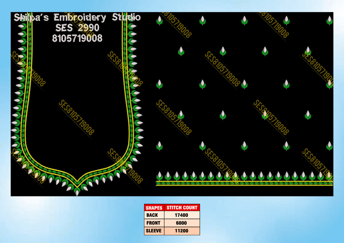 Embroidery Designs 2901-3000 Series
