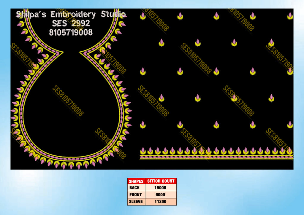 Embroidery Designs 2901-3000 Series