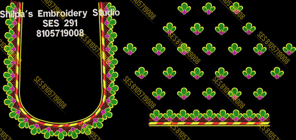 Embroidery Designs 201-300 Series
