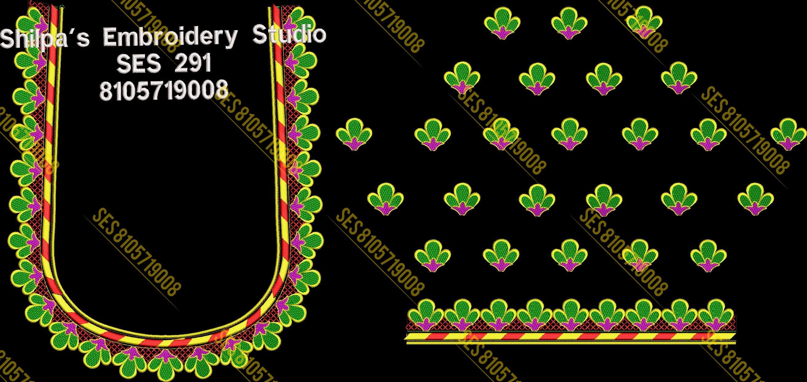 Embroidery Designs 201-300 Series