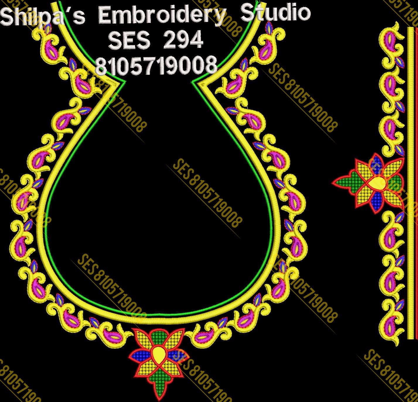 Embroidery Designs 201-300 Series