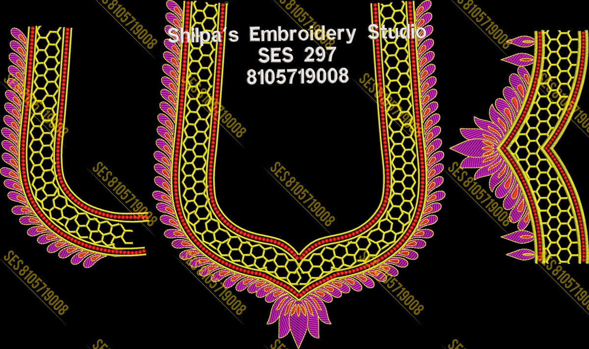 Embroidery Designs 201-300 Series