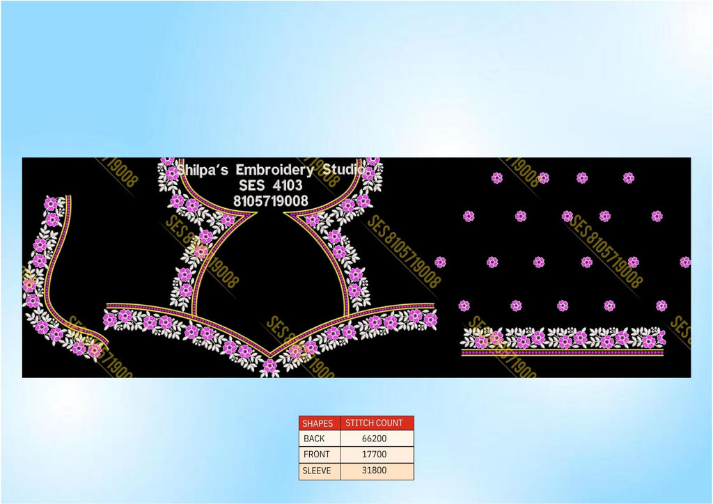 Embroidery Designs 4101-4200 Series