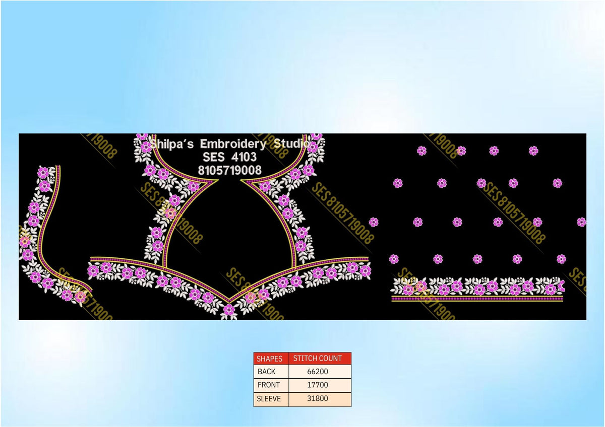 Embroidery Designs 4101-4200 Series