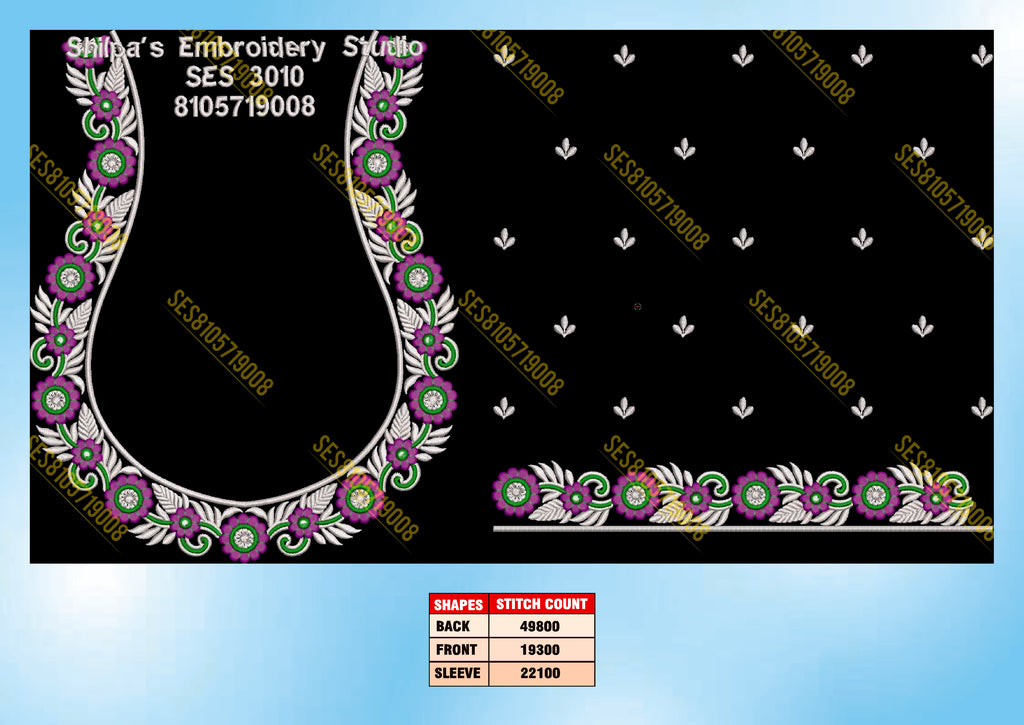 Embroidery Designs 3001-3100 Series