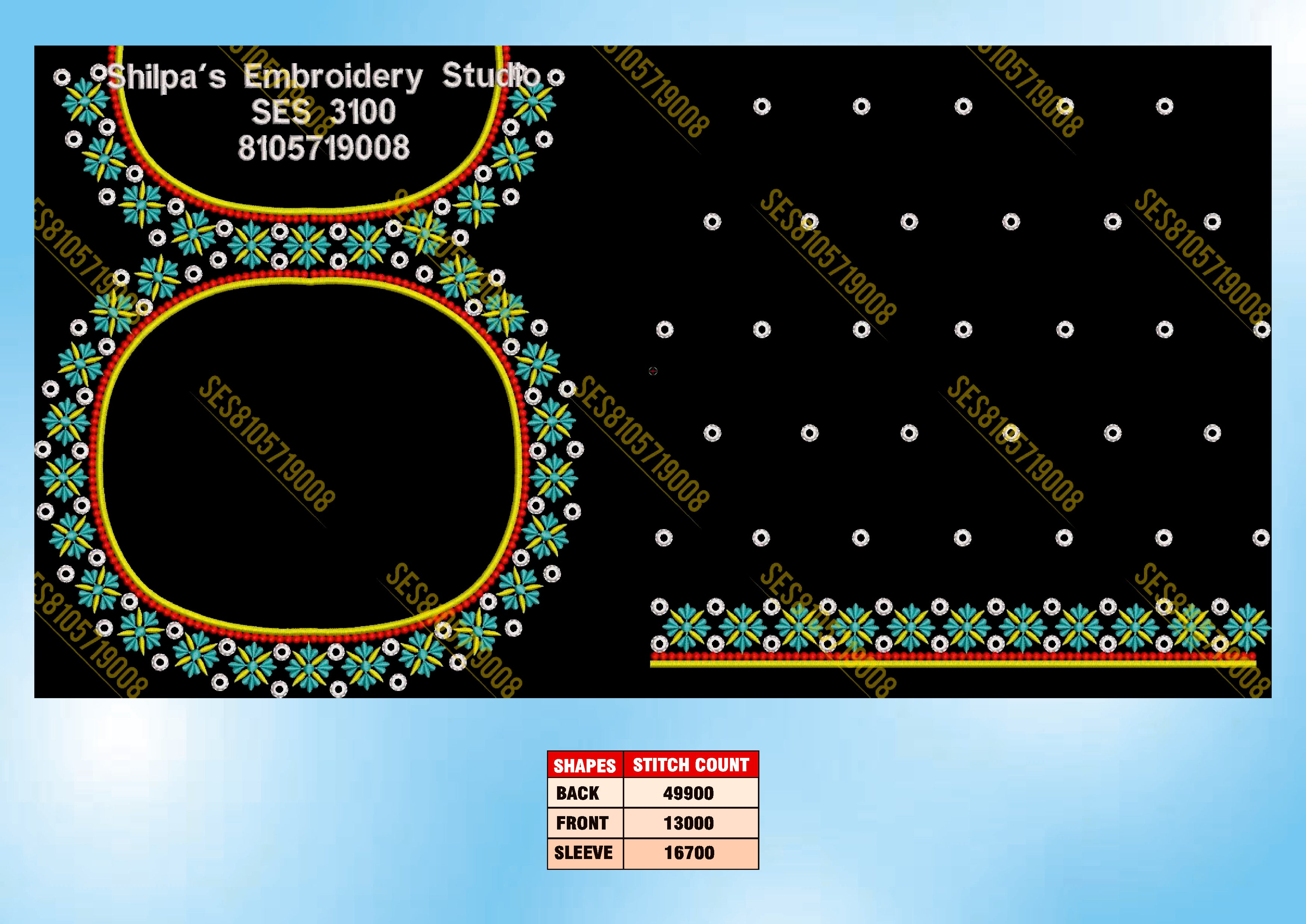 Embroidery Designs 3001-3100 Series