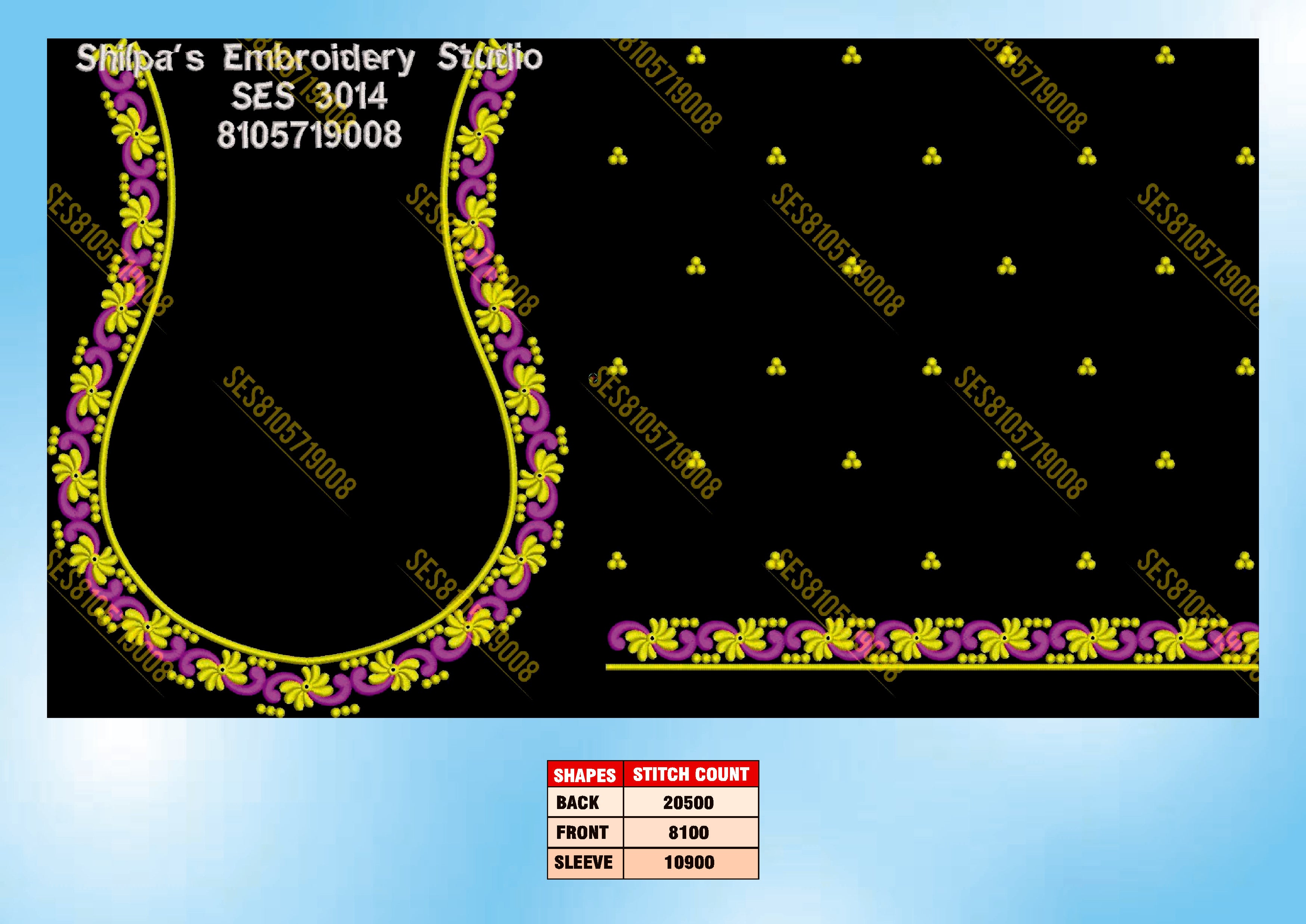 Embroidery Designs 3001-3100 Series