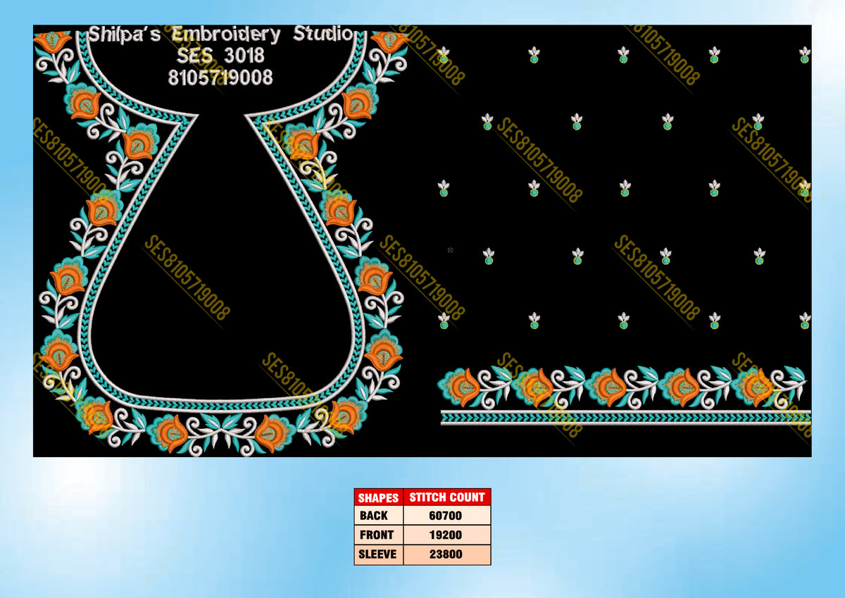 Embroidery Designs 3001-3100 Series