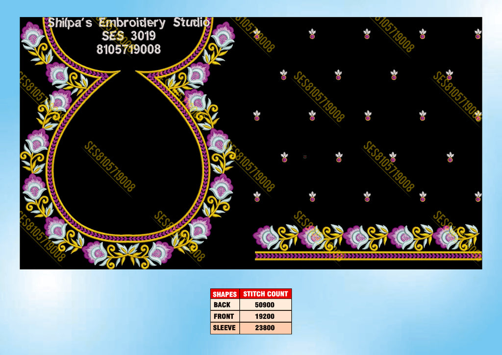 Embroidery Designs 3001-3100 Series