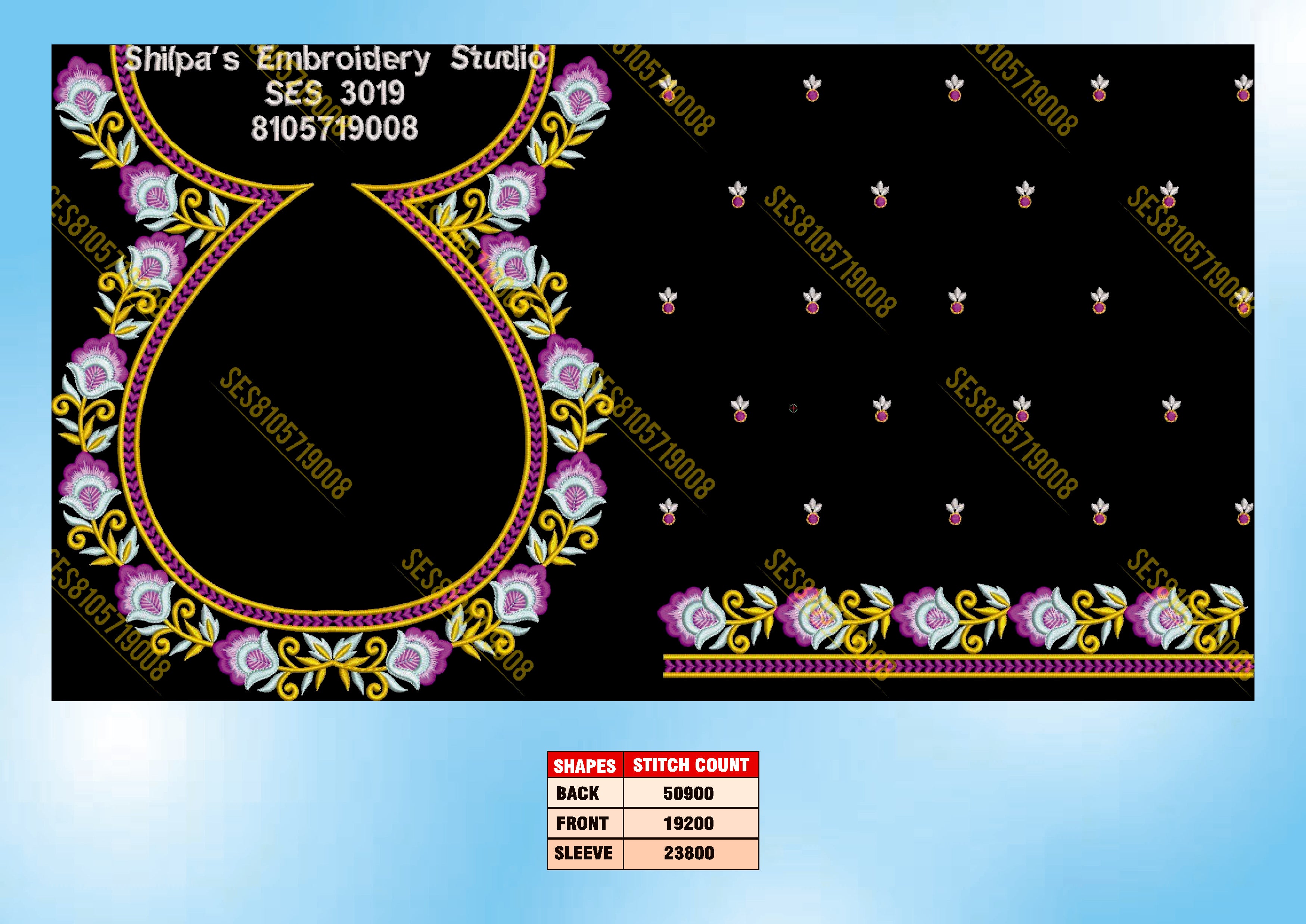 Embroidery Designs 3001-3100 Series