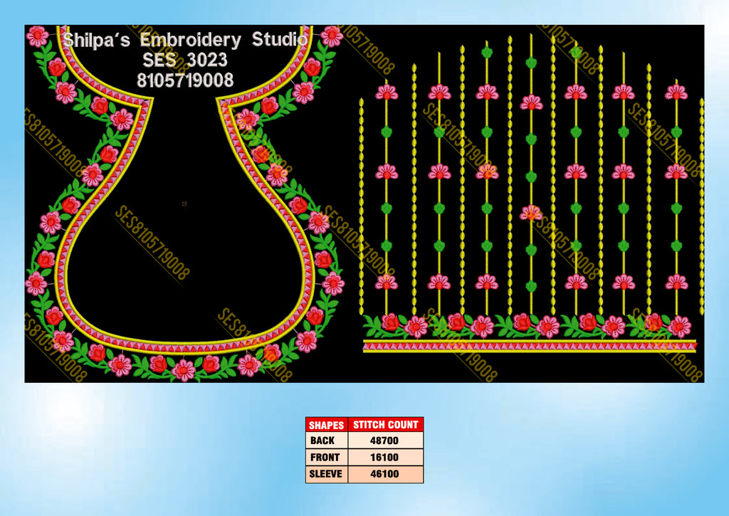 Embroidery Designs 3001-3100 Series