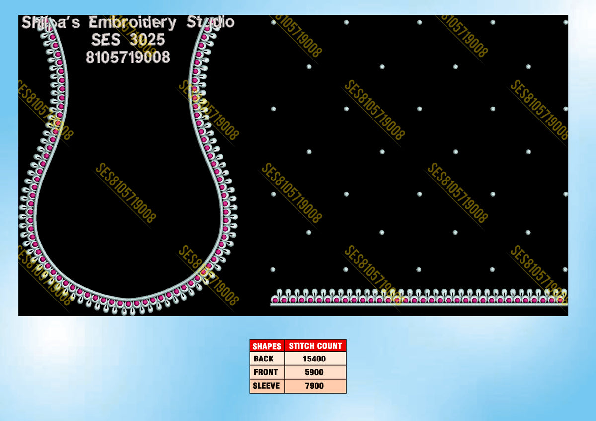 Embroidery Designs 3001-3100 Series