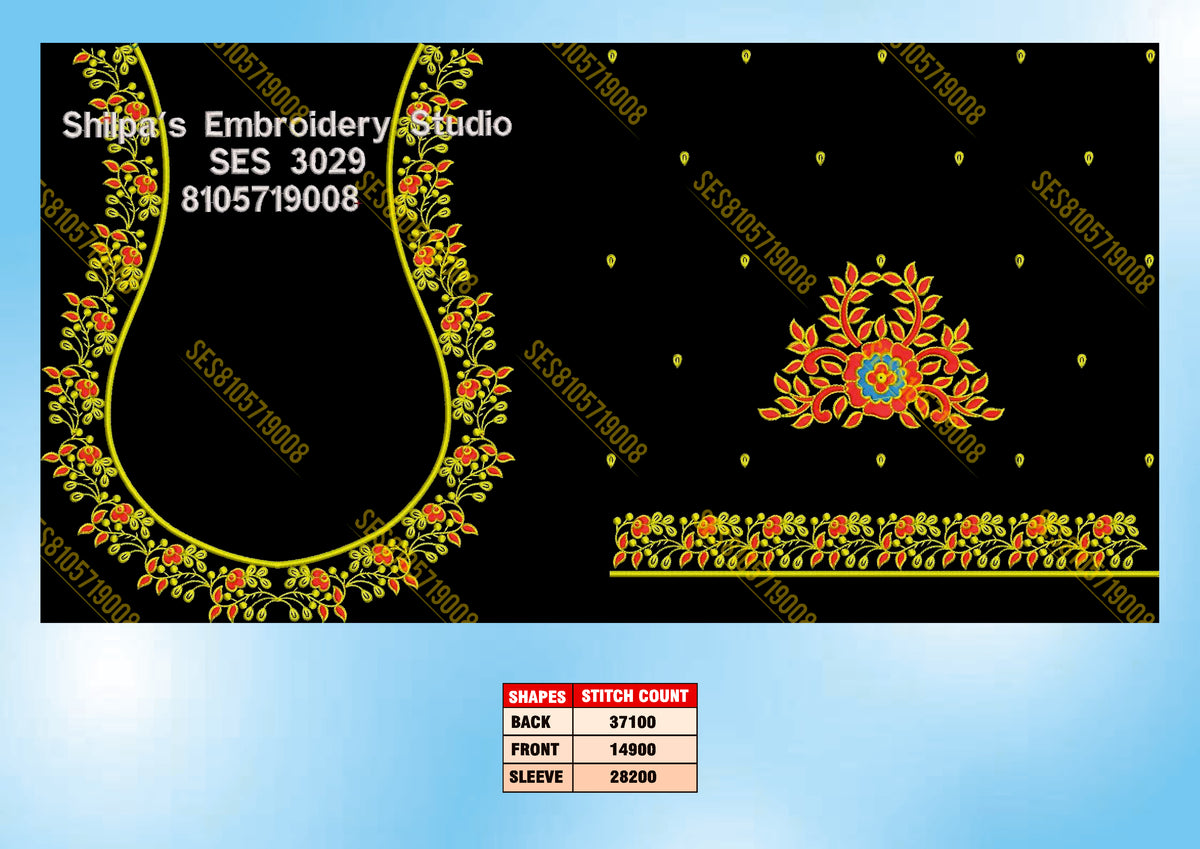 Embroidery Designs 3001-3100 Series