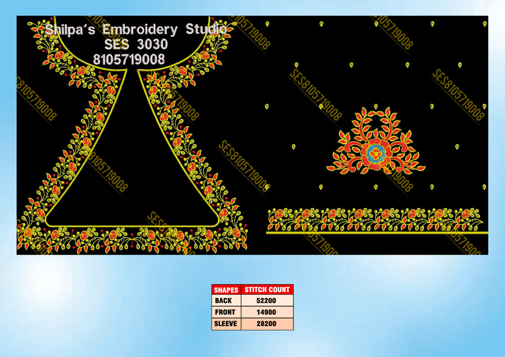 Embroidery Designs 3001-3100 Series