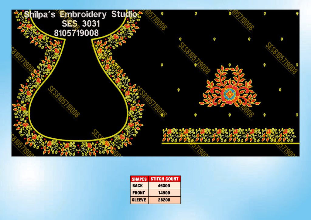 Embroidery Designs 3001-3100 Series