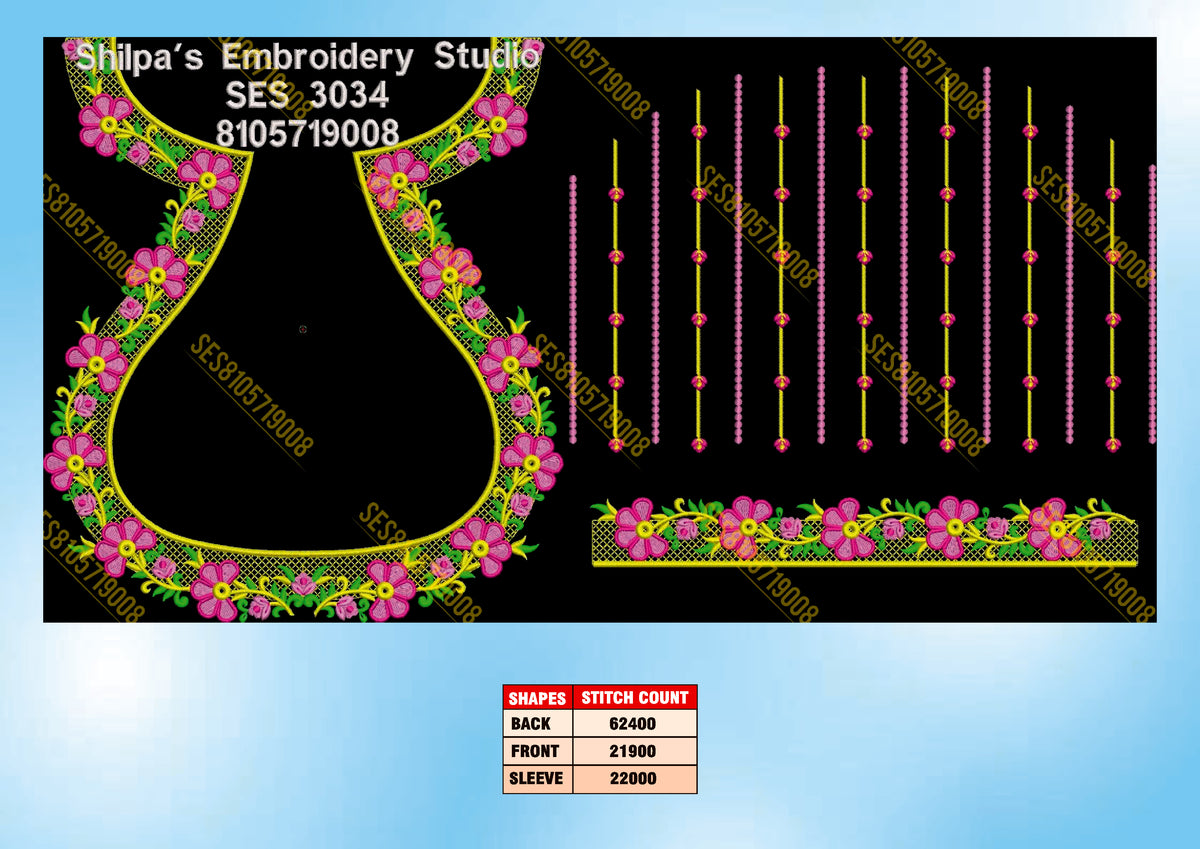 Embroidery Designs 3001-3100 Series