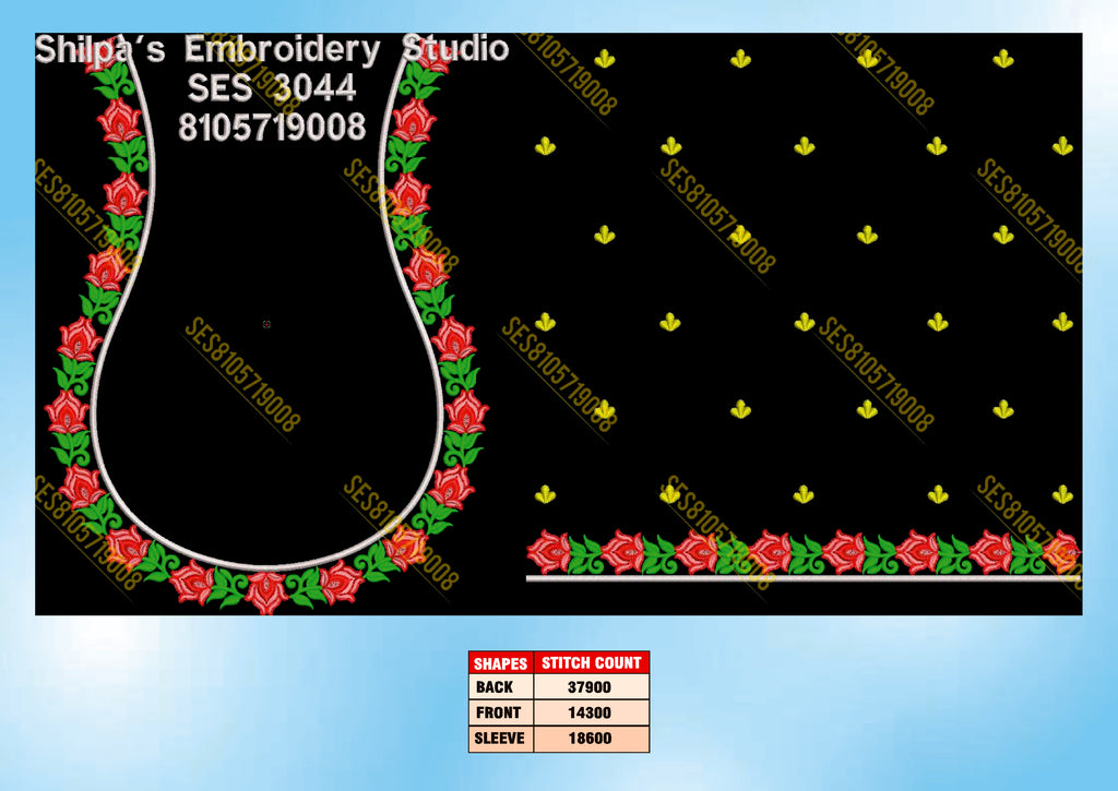 Embroidery Designs 3001-3100 Series