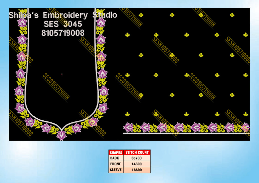 Embroidery Designs 3001-3100 Series