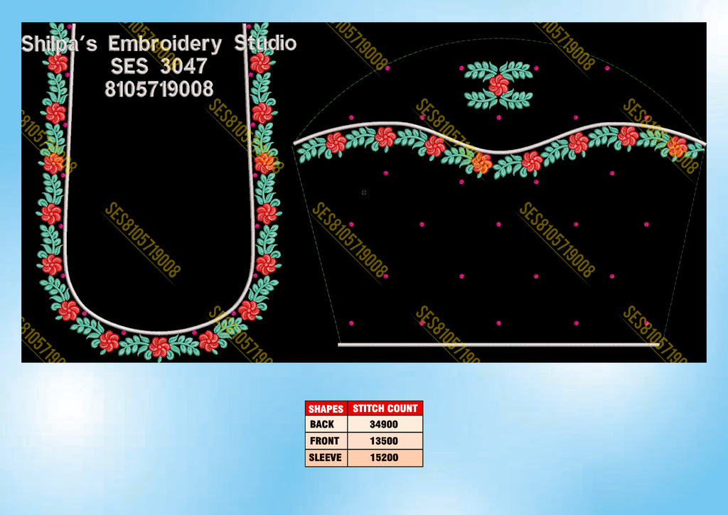 Embroidery Designs 3001-3100 Series