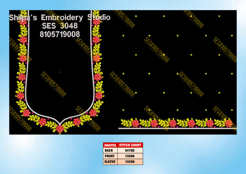 Embroidery Designs 3001-3100 Series
