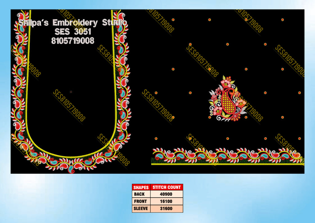 Embroidery Designs 3001-3100 Series