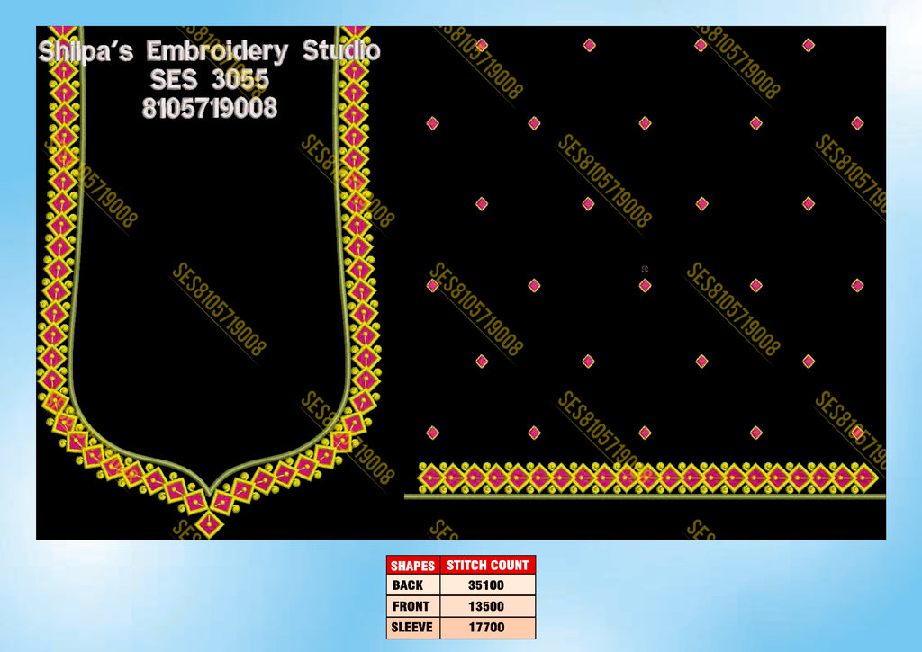Embroidery Designs 3001-3100 Series