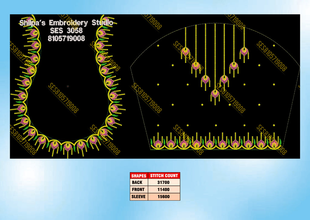 Embroidery Designs 3001-3100 Series