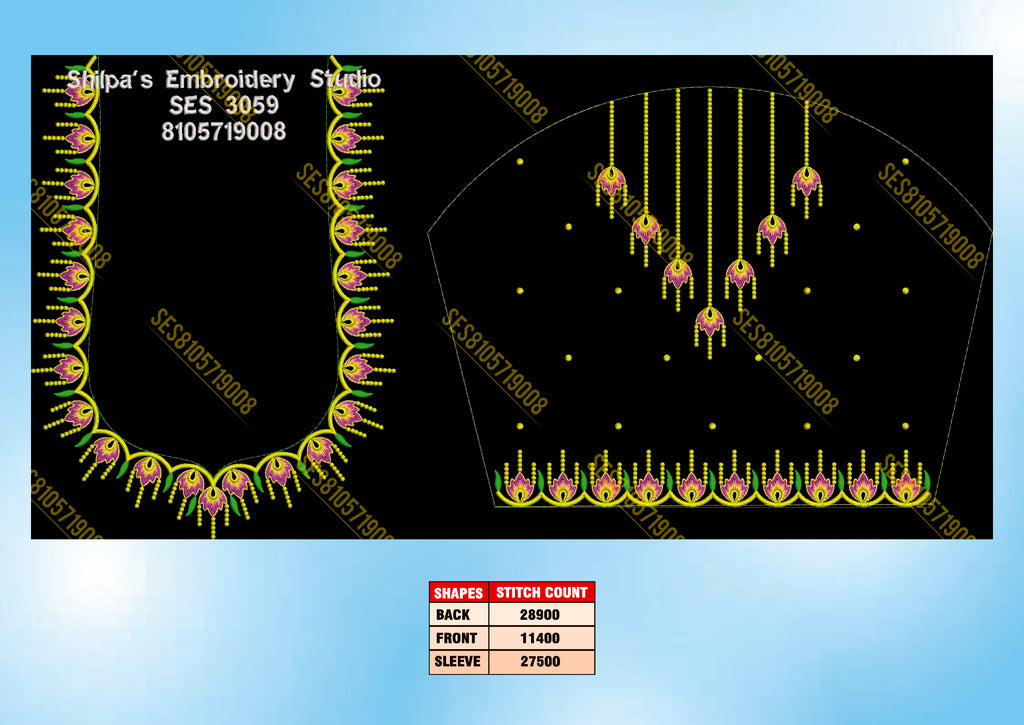 Embroidery Designs 3001-3100 Series