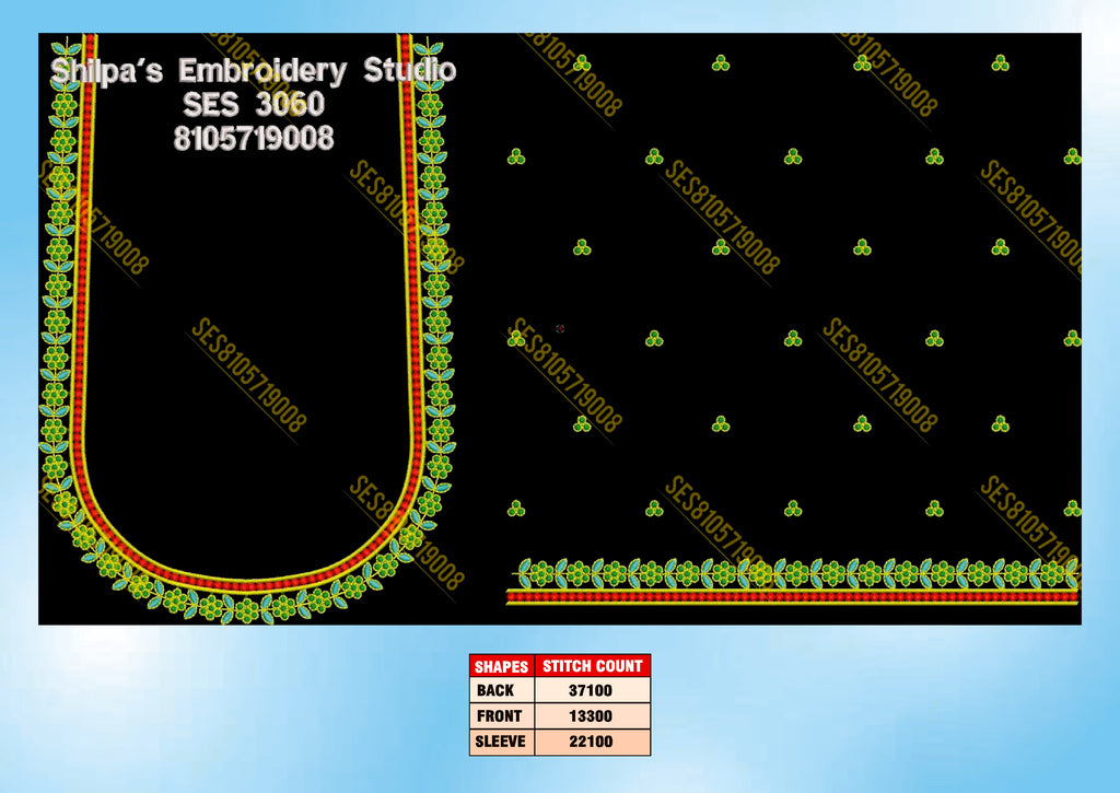 Embroidery Designs 3001-3100 Series
