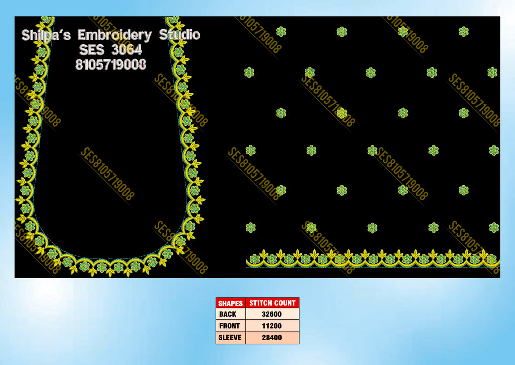 Embroidery Designs 3001-3100 Series
