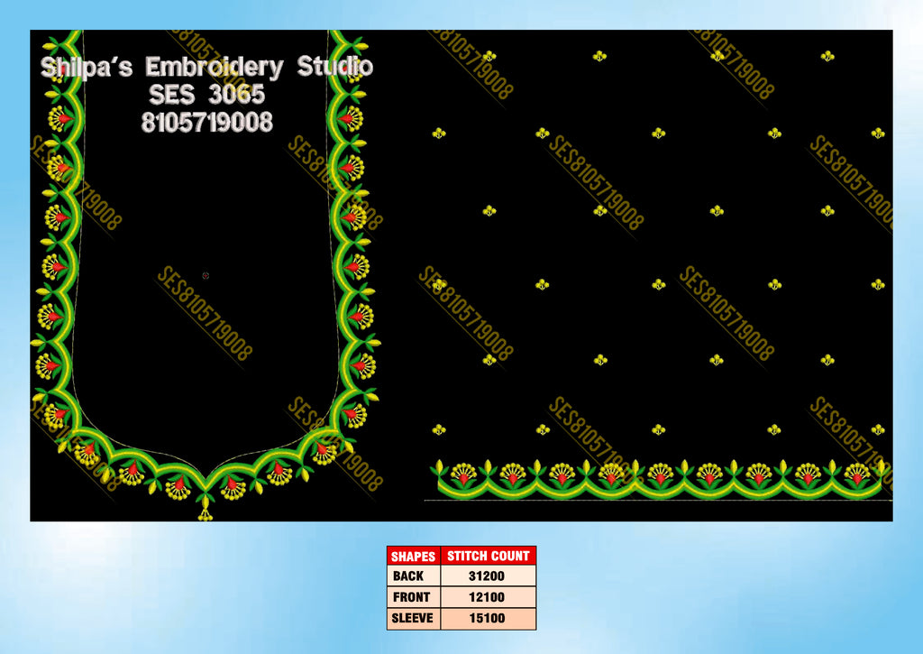 Embroidery Designs 3001-3100 Series
