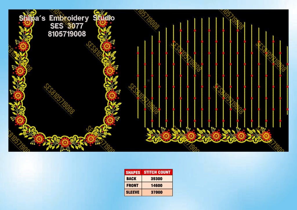 Embroidery Designs 3001-3100 Series
