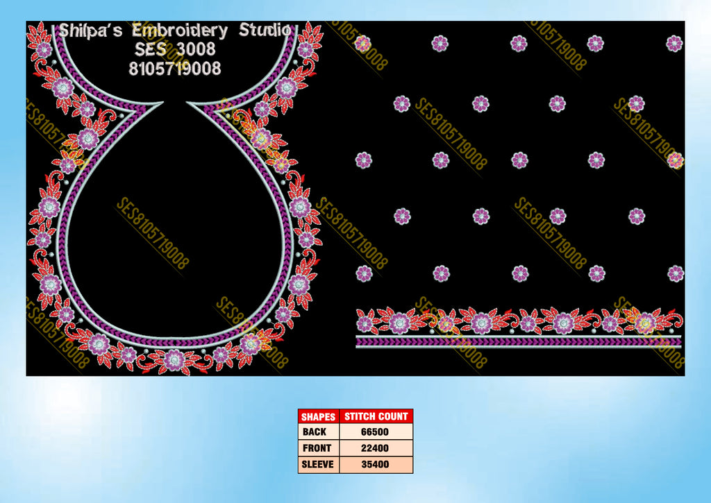Embroidery Designs 3001-3100 Series