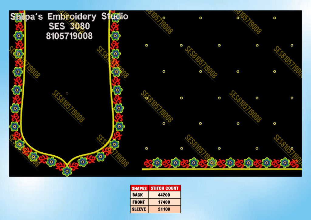 Embroidery Designs 3001-3100 Series