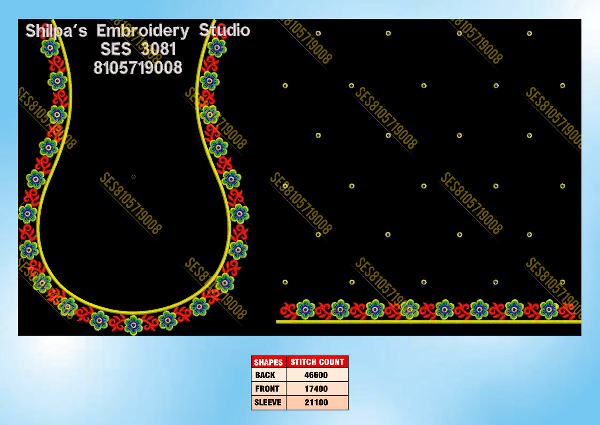 Embroidery Designs 3001-3100 Series