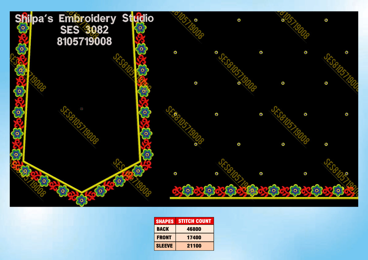 Embroidery Designs 3001-3100 Series