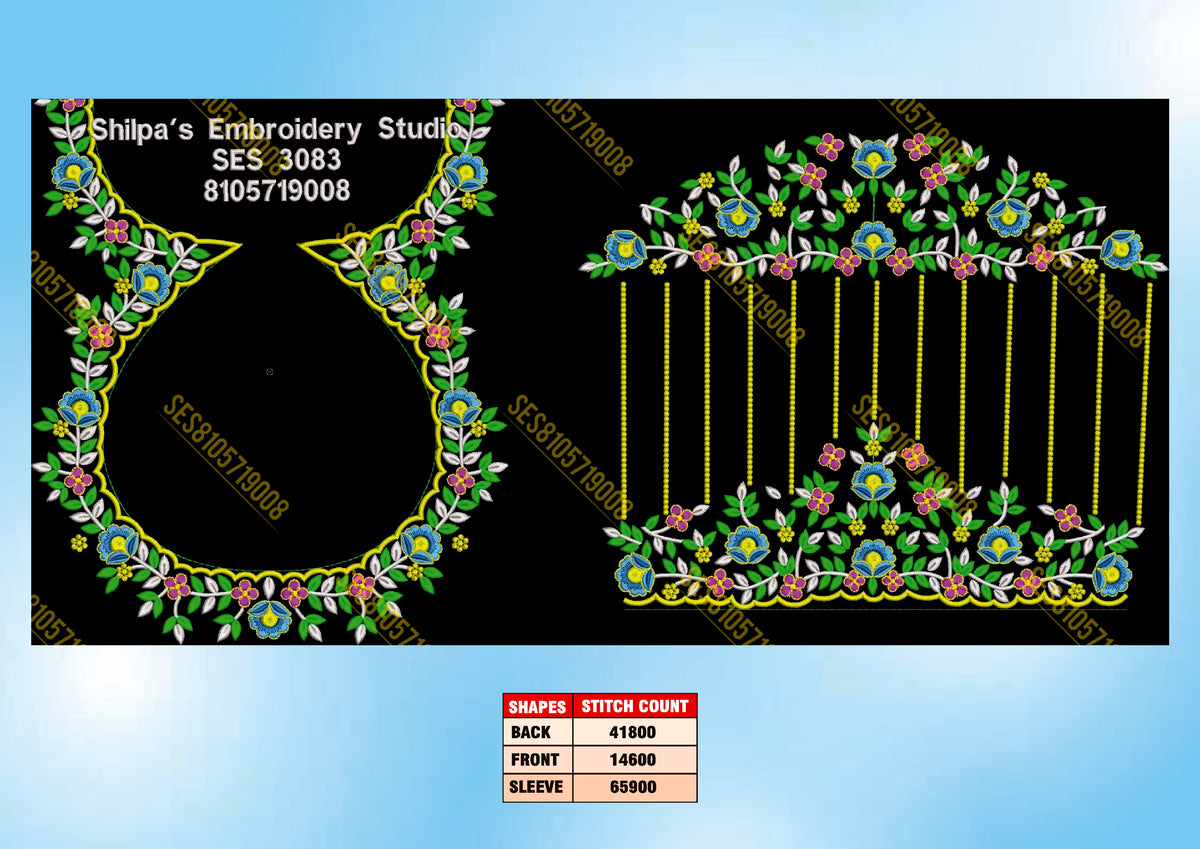 Embroidery Designs 3001-3100 Series