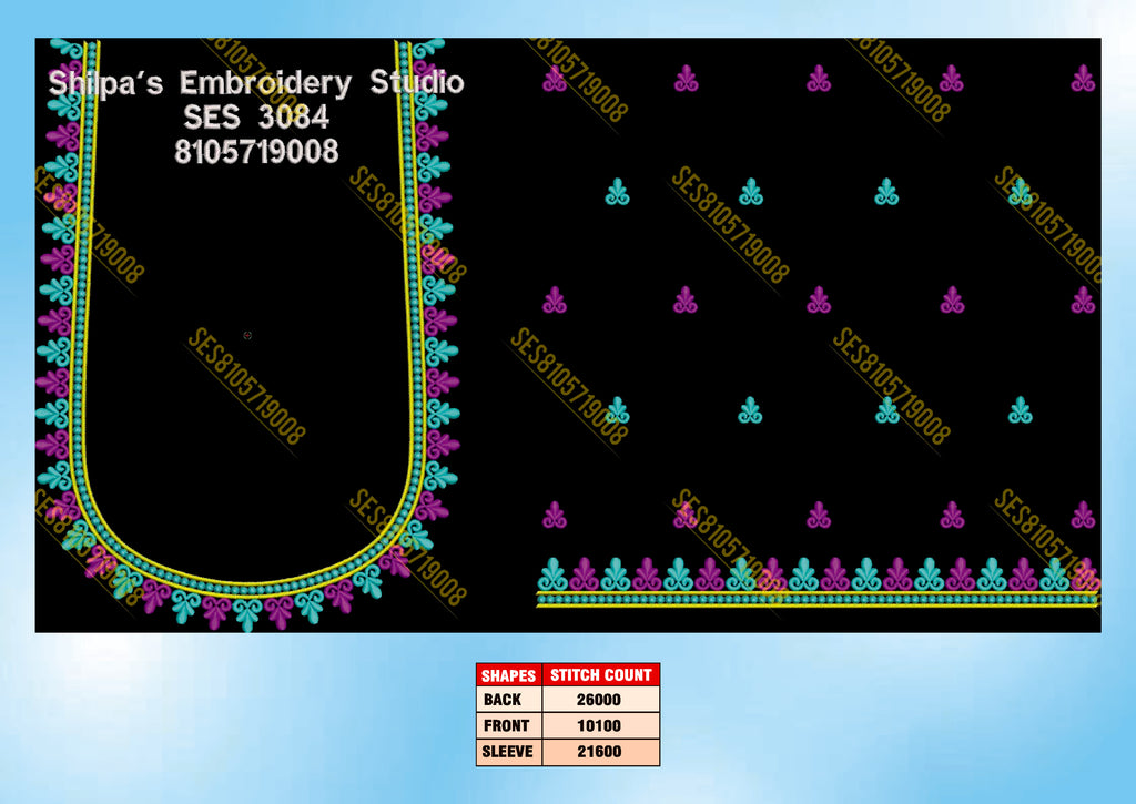 Embroidery Designs 3001-3100 Series
