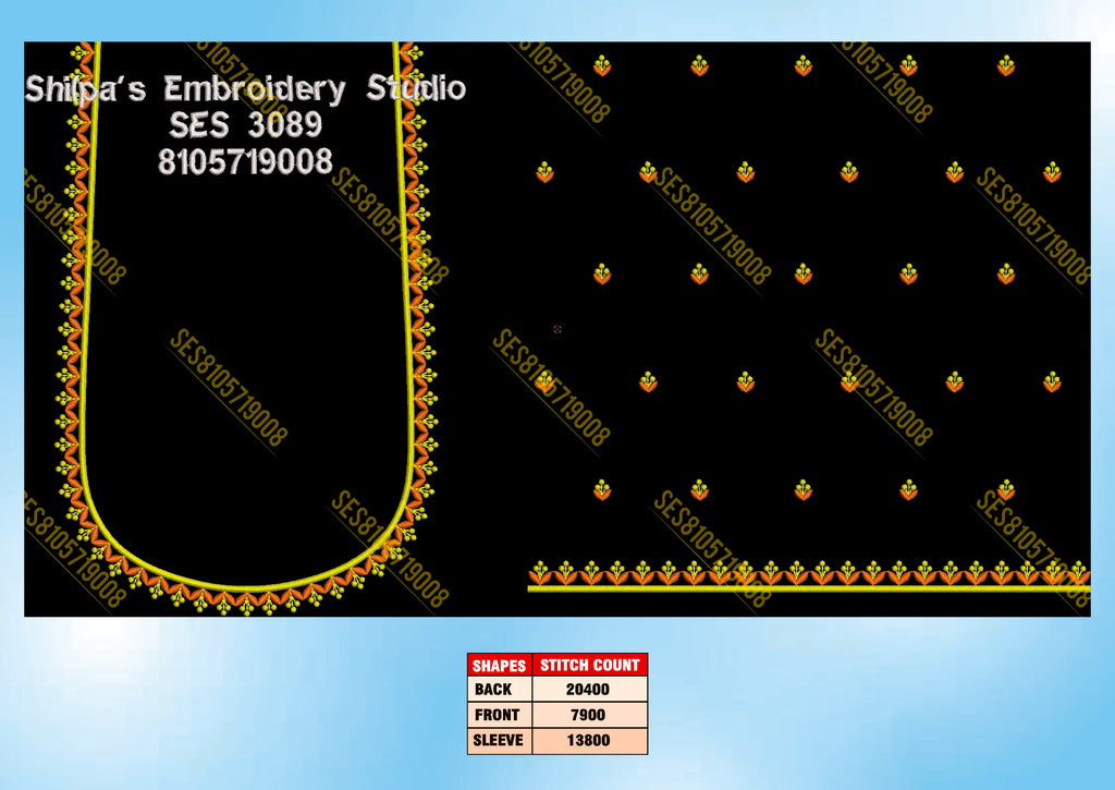 Embroidery Designs 3001-3100 Series
