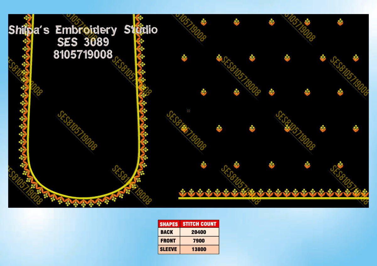Embroidery Designs 3001-3100 Series