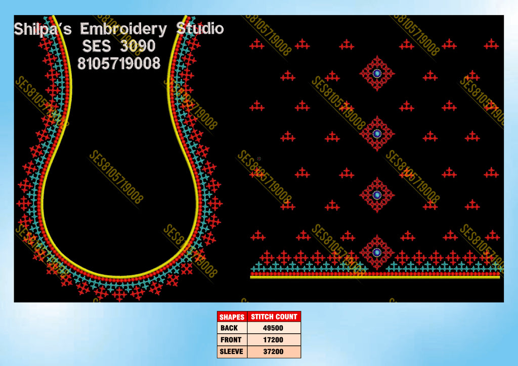 Embroidery Designs 3001-3100 Series