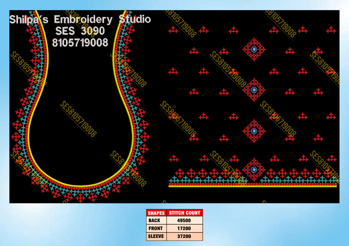 Embroidery Designs 3001-3100 Series