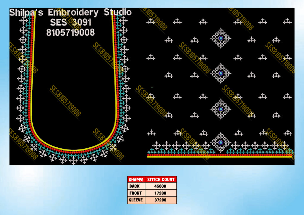 Embroidery Designs 3001-3100 Series