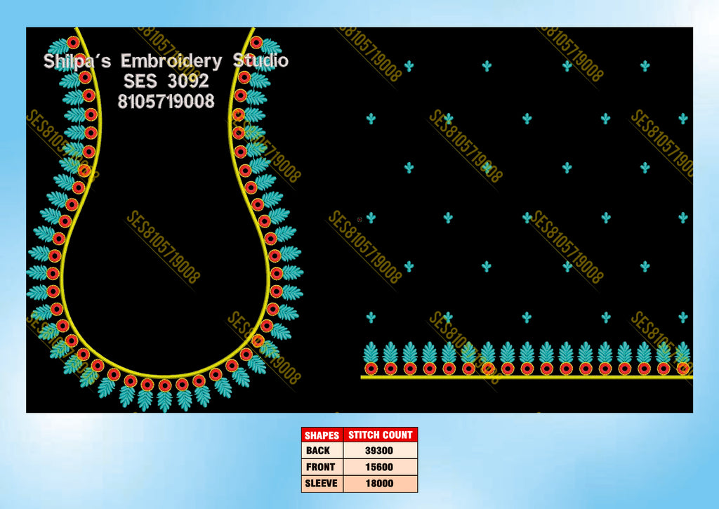 Embroidery Designs 3001-3100 Series
