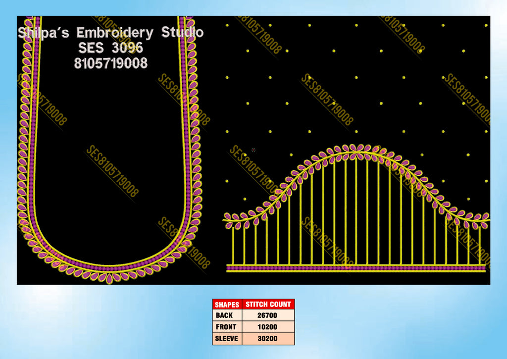Embroidery Designs 3001-3100 Series