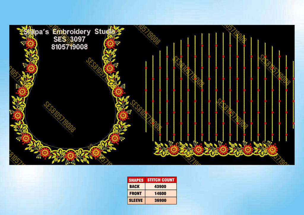 Embroidery Designs 3001-3100 Series