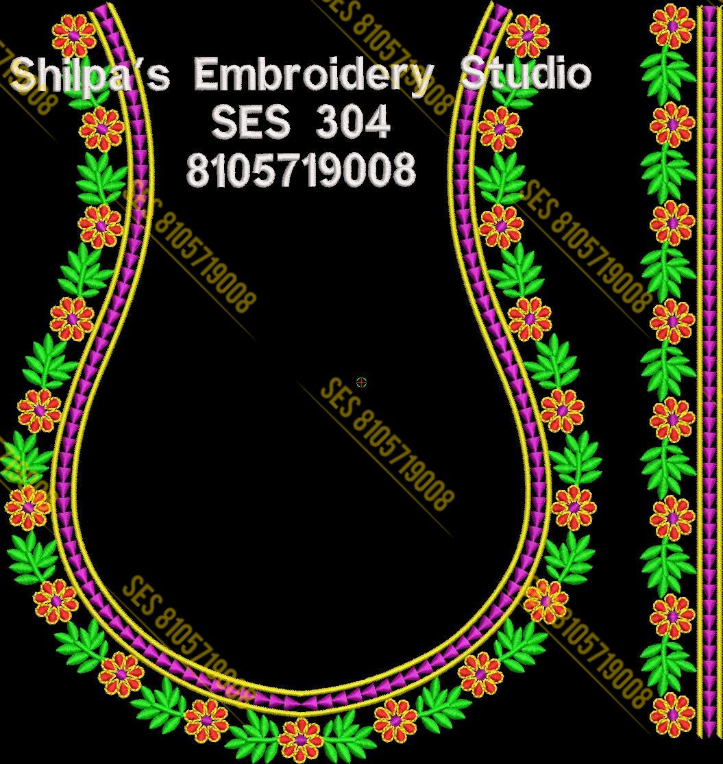 Embroidery Designs 301-400 Series